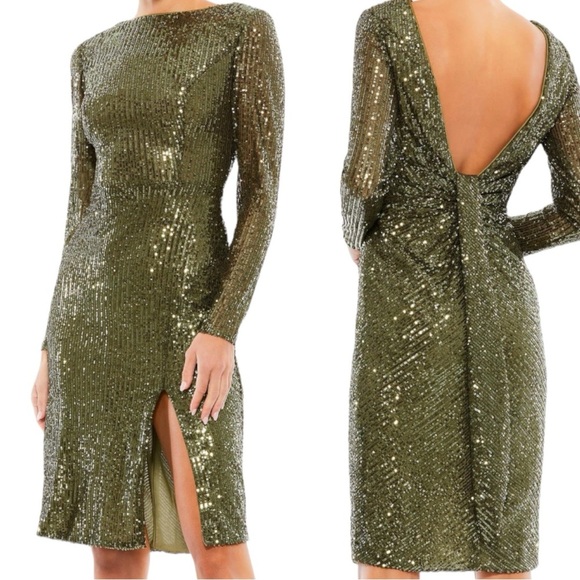 Mac Duggal Dresses & Skirts - Mac Duggal long sleeve sequin dress